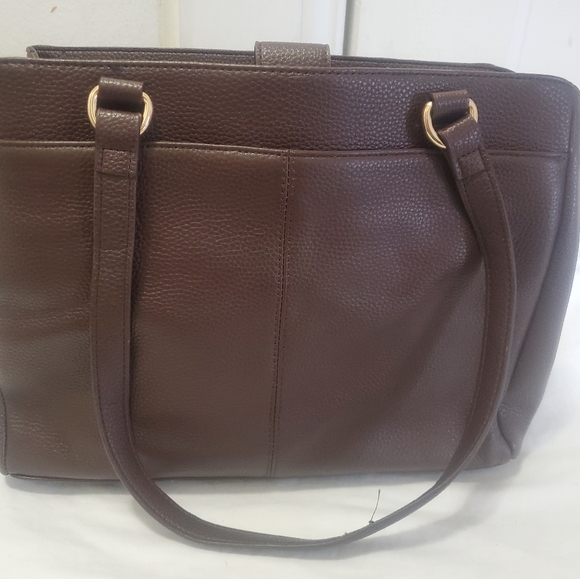 Giani Bernini Horse-Bit Leather Satchel - Picture 2 of 6